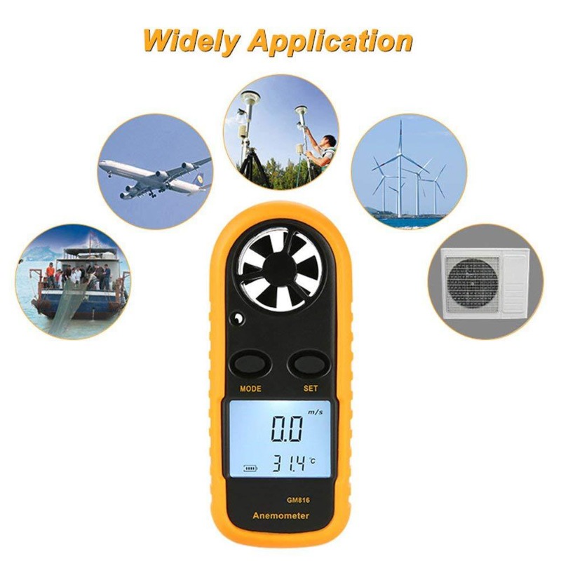 Anemometer Digital Wind Speed - 1pcs GM816 Digital Anemometer Wind Speed