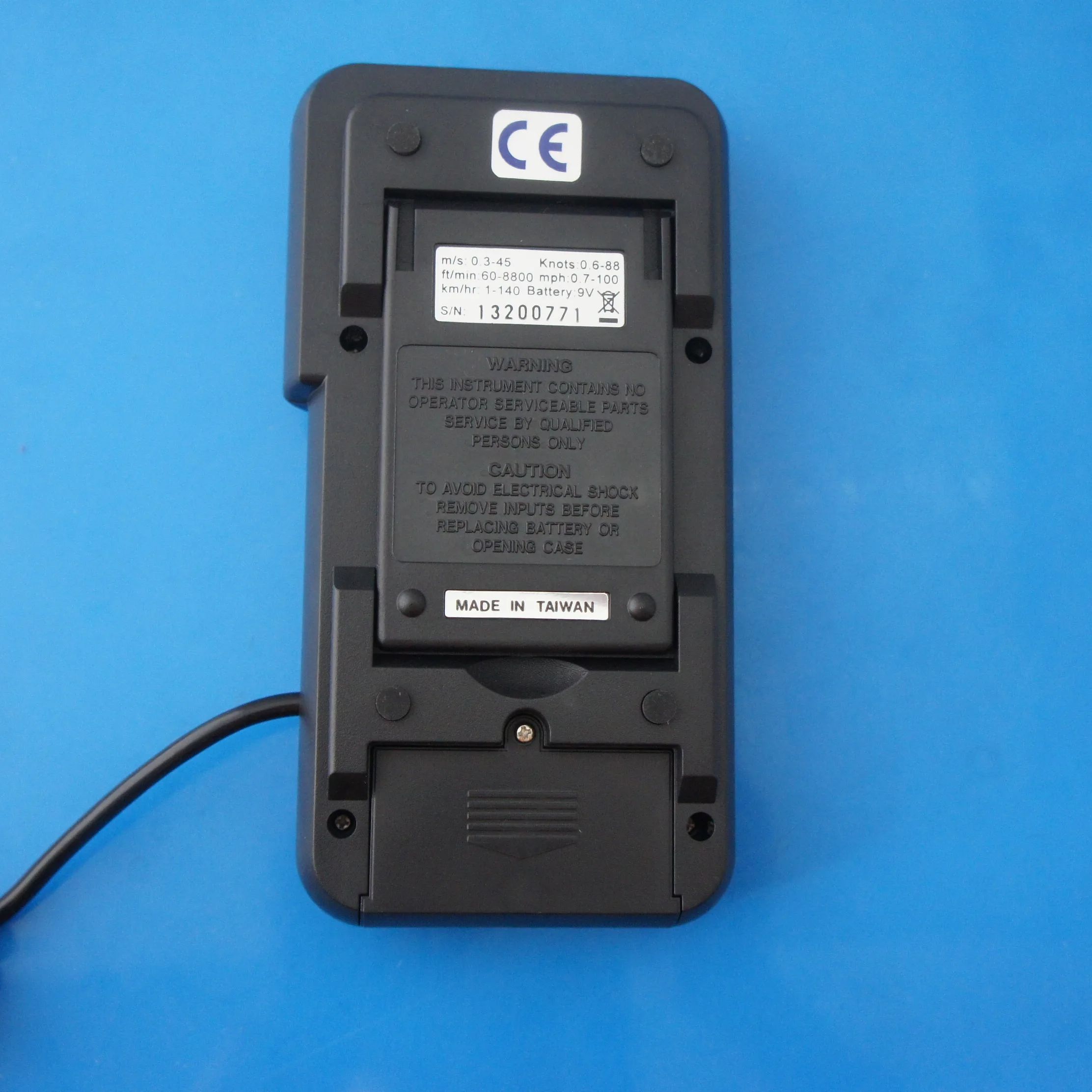 Anemometer Digital Wind Speed - Handheld Air Velocity Meter TES AVM-03,