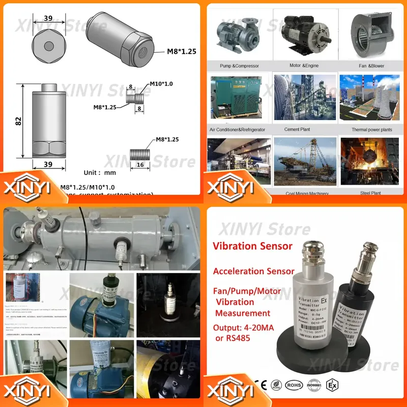 Vibration Sensor Accelerometer Industrial - for Kehao Industrial Analog Accelerometer Vibration