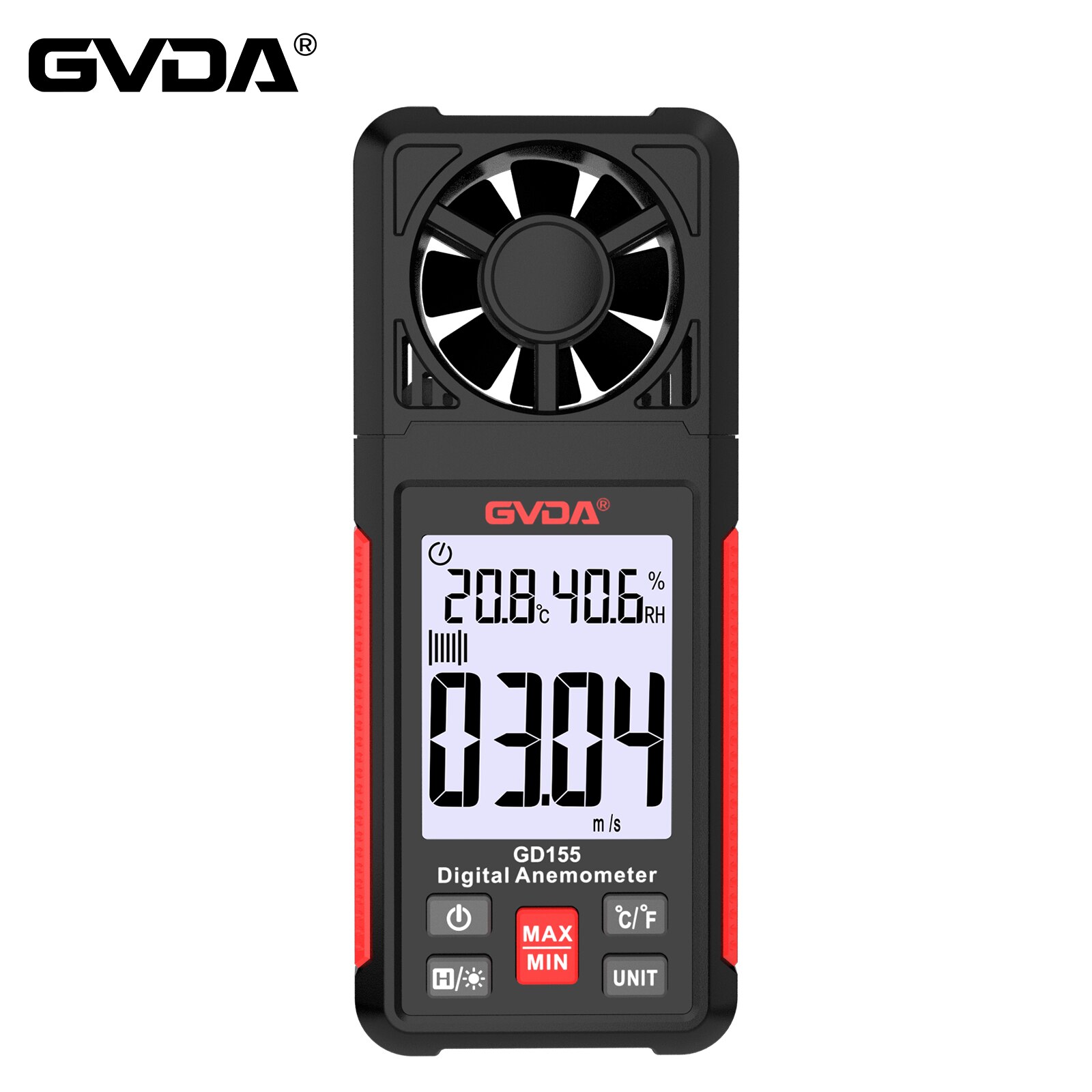Anemometer Digital Wind Speed - GVDA Digital Anemometer Handheld Wind Speed