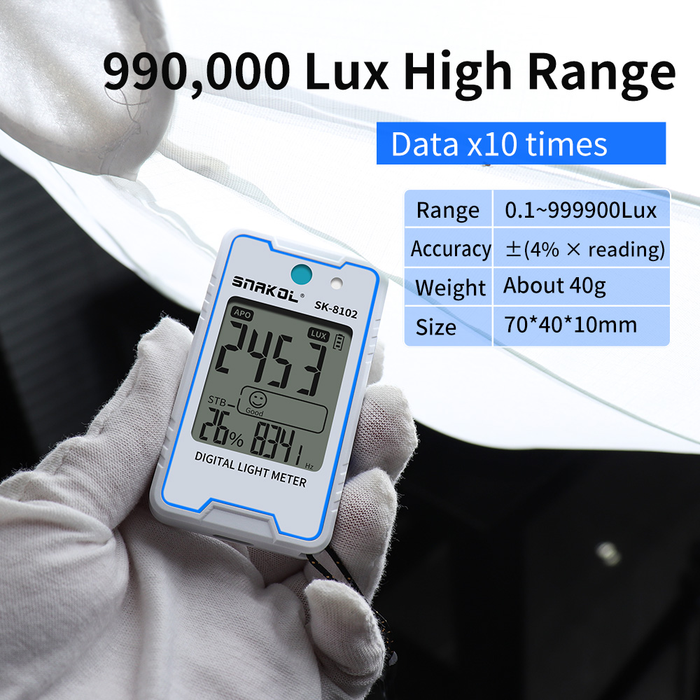 Lux Meter Digital Light - Snakol Mini Lux Meter Digital Illuminometer