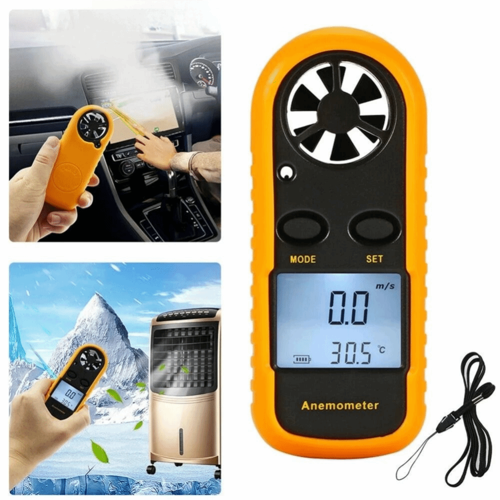 Mini Digital Anemometer Hand-h - Anemometer Digital Wind Speed recension och pris
