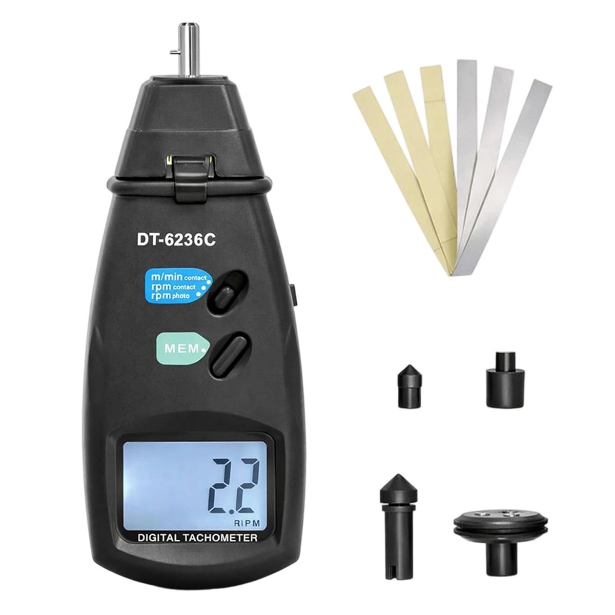 Multi-use Gear 2-in-1 Digital  - Tachometer Digital Laser Rpm recension och pris