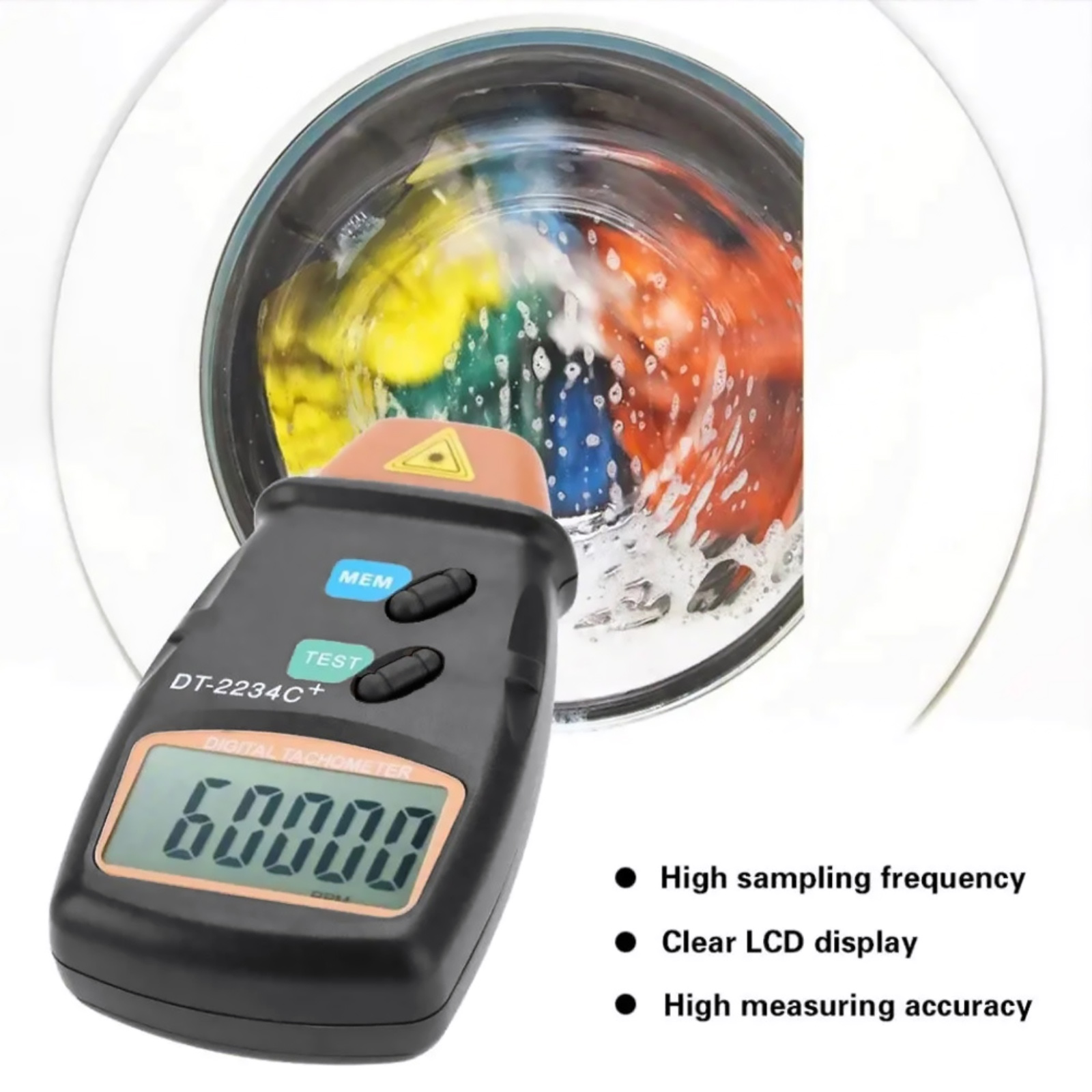 Digital Laser Tachometer 2.5-9 - Tachometer Digital Laser Rpm recension och pris