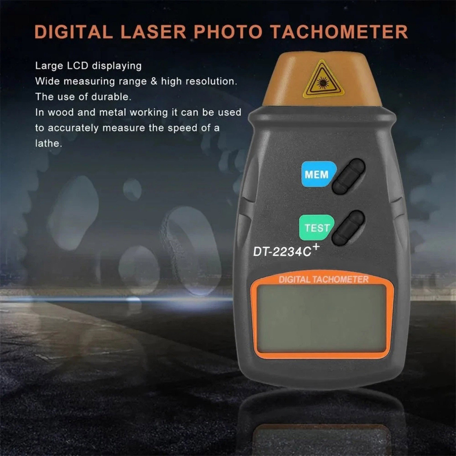 Digital Laser Tachometer 2.5-9 - Tachometer Digital Laser Rpm recension och pris