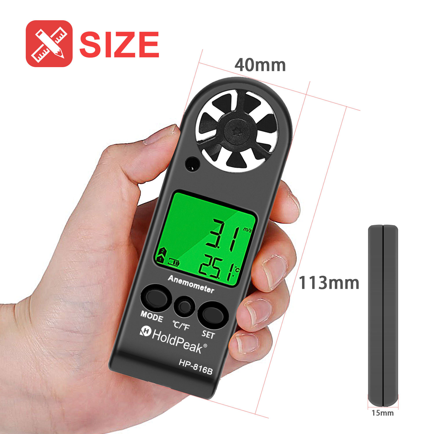 Digital Anemometer Wind Speed  - Anemometer Digital Wind Speed recension och pris