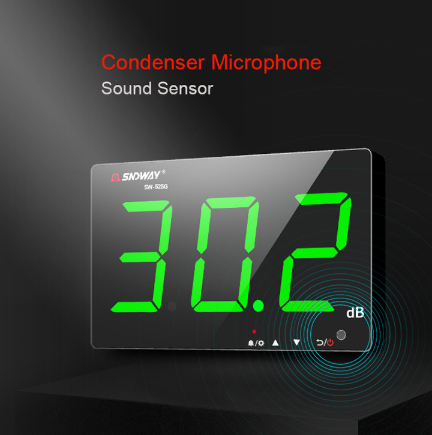 SNDWAY SW-525G Wall-mounted So - Sound Level Meter Db 30-130 recension och pris
