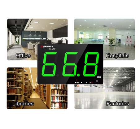 SNDWAY SW-525G Wall-mounted So - Sound Level Meter Db 30-130 recension och pris