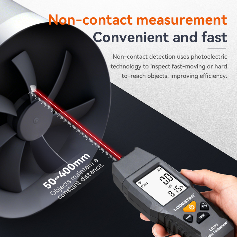 LODESTAR Handheld Mini Digital - Tachometer Digital Laser Rpm recension och pris