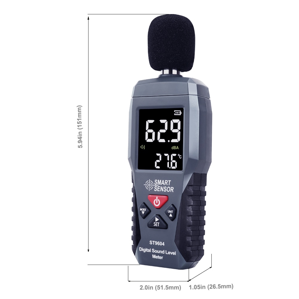 SMART SENSOR Digital Sound Lev - Sound Level Meter Db 30-130 recension och pris