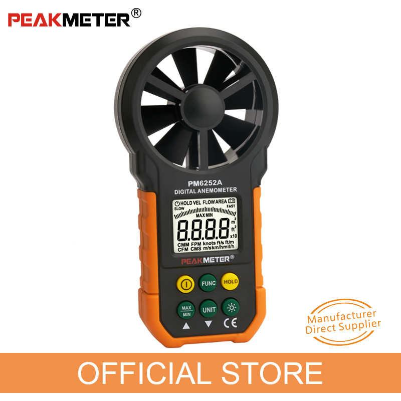 PEAKMETER PM6252A Handheld Ane - Anemometer Digital Wind Speed recension och pris