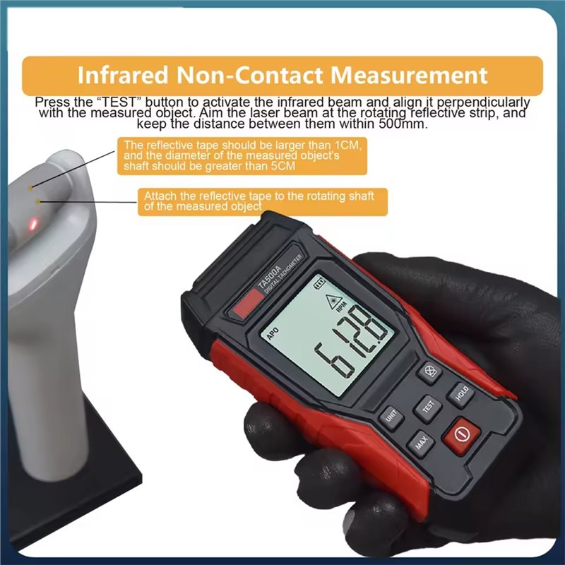 ABKP-Digital Laser Tachometer  - Tachometer Digital Laser Rpm recension och pris