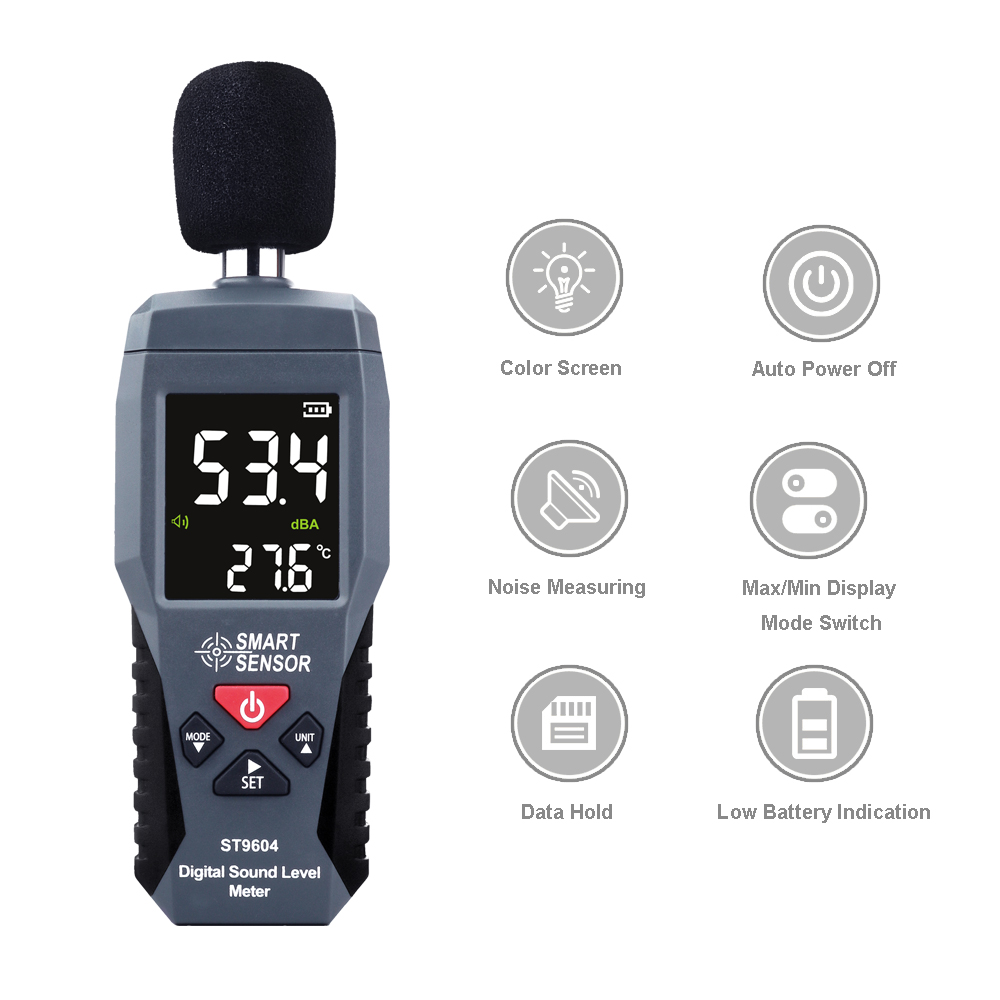 Digital Sound Level Meter 30-1 - Sound Level Meter Db 30-130 recension och pris