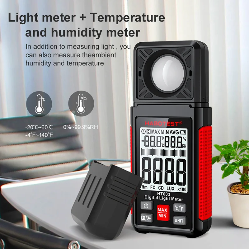 HT603 Digital Lux Meter 0~200, - Lux Meter Digital Light recension och pris