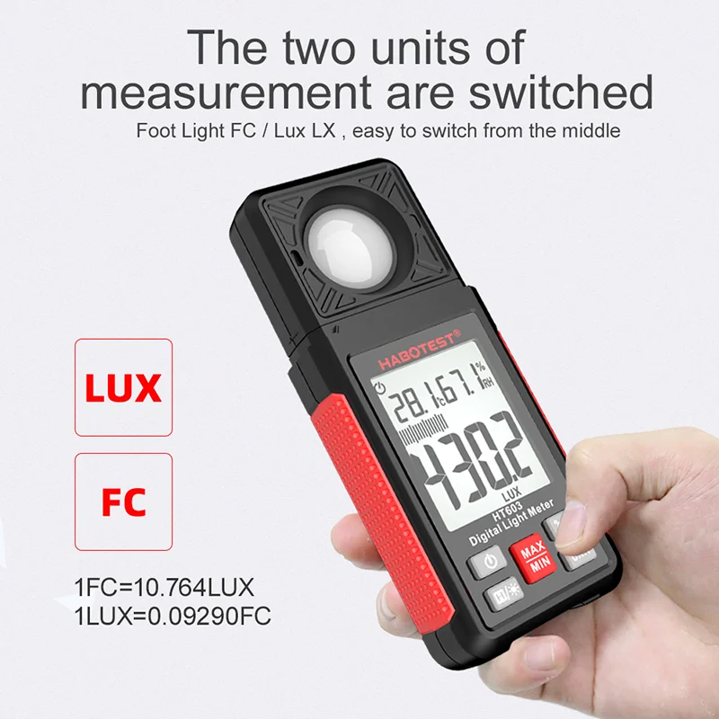 HT603 Digital Lux Meter 0~200, - Lux Meter Digital Light recension och pris