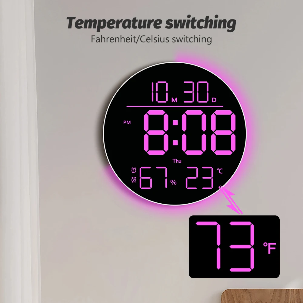 C5 LED Digital Wall Clock Ligh - Lux Meter Digital Light recension och pris
