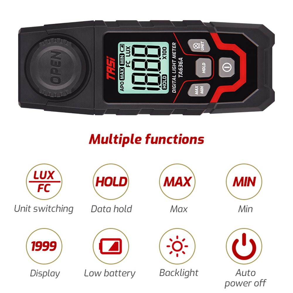 0.1-200000LUX Light Meter High - Lux Meter Digital Light recension och pris
