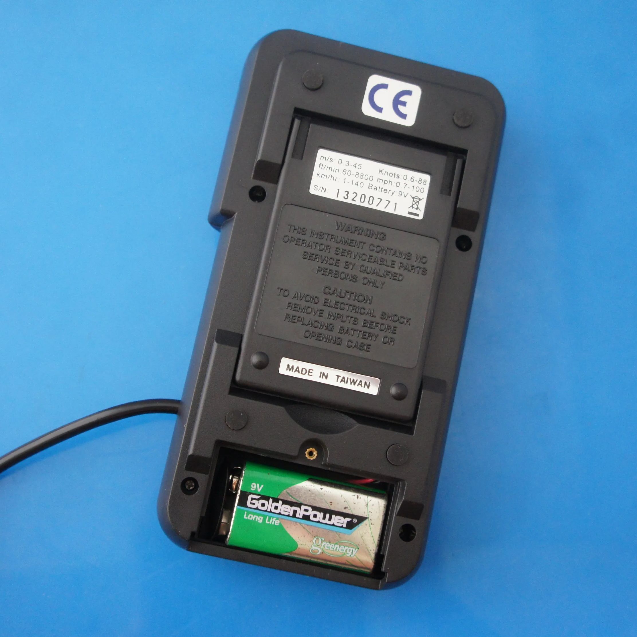 Handheld Air Velocity Meter TE - Anemometer Digital Wind Speed recension och pris