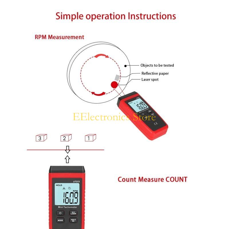 B03C Digital Laser-Photo Tacho - Tachometer Digital Laser Rpm recension och pris