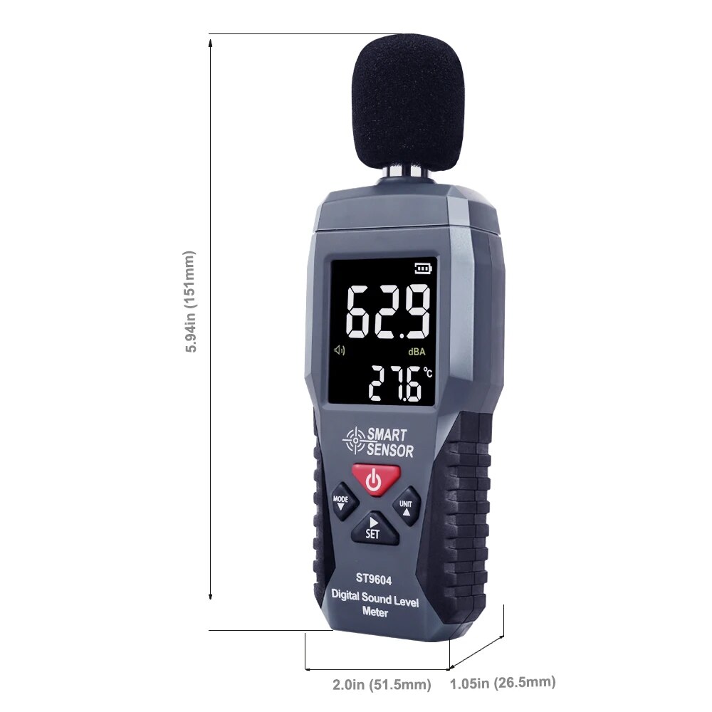 Digital Sound Level Meter 30-1 - Sound Level Meter Db 30-130 recension och pris