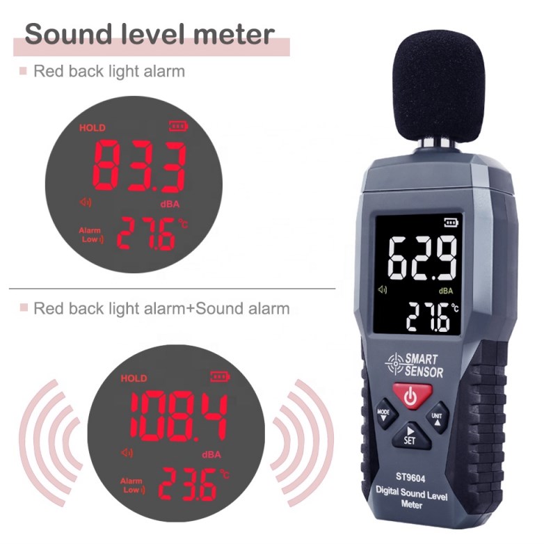 Colorful LCD display Sound Lev - Sound Level Meter Db 30-130 recension och pris