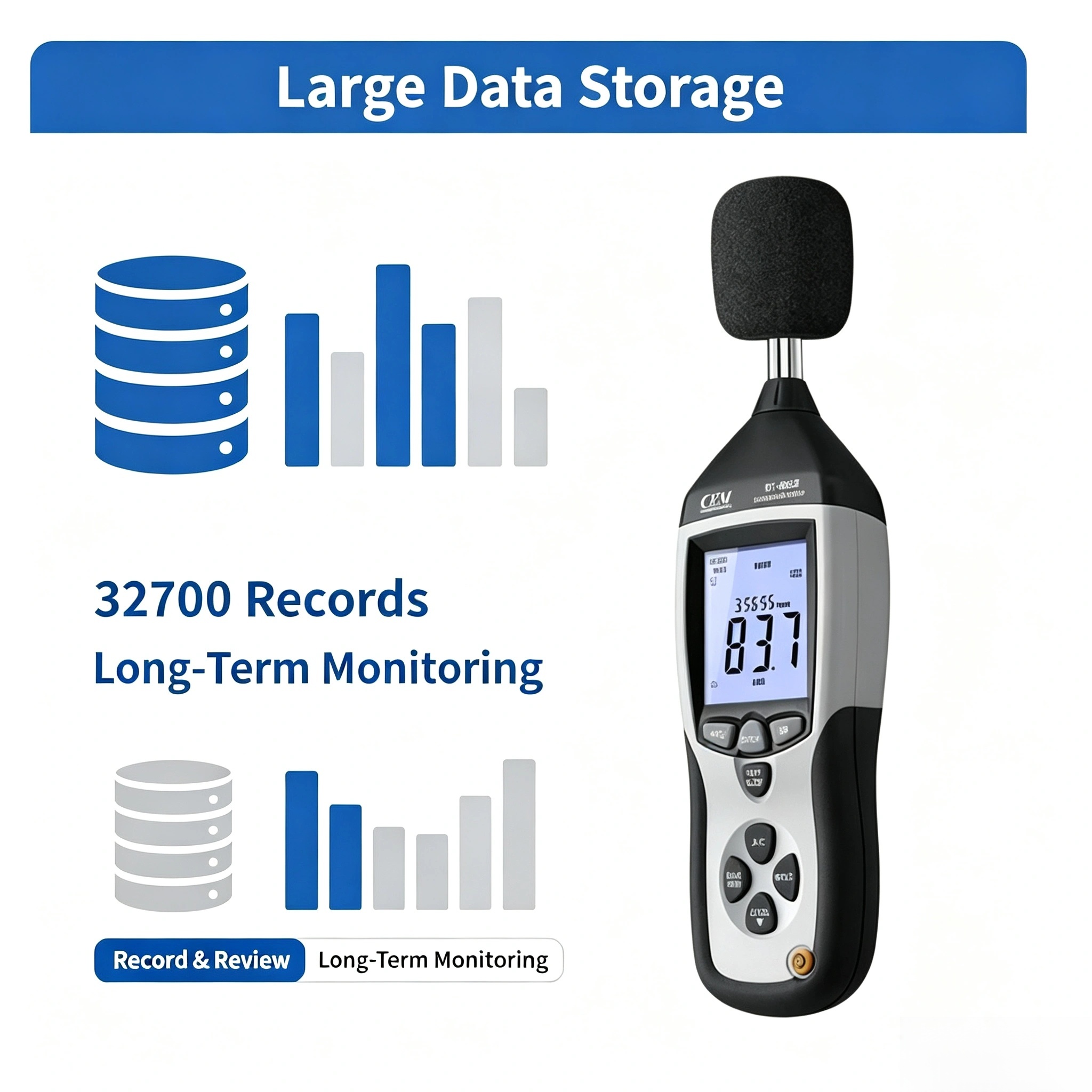 DT-8852 Range 30-130 DB Digita - Sound Level Meter Db 30-130 recension och pris
