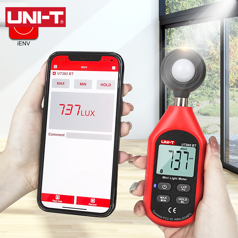 UNI-T UT383BT Mini Light Meter - Lux Meter Digital Light recension och pris