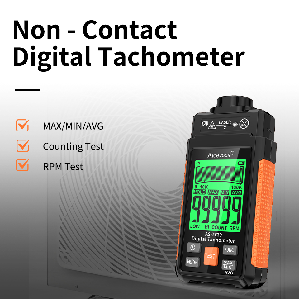 Aicevoos Professional Handheld - Tachometer Digital Laser Rpm recension och pris