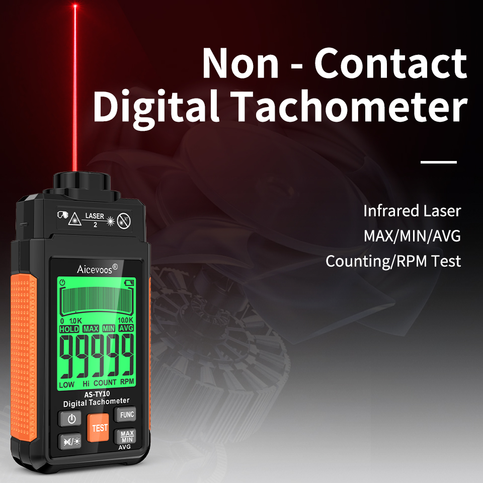 Aicevoos Professional Handheld - Tachometer Digital Laser Rpm recension och pris