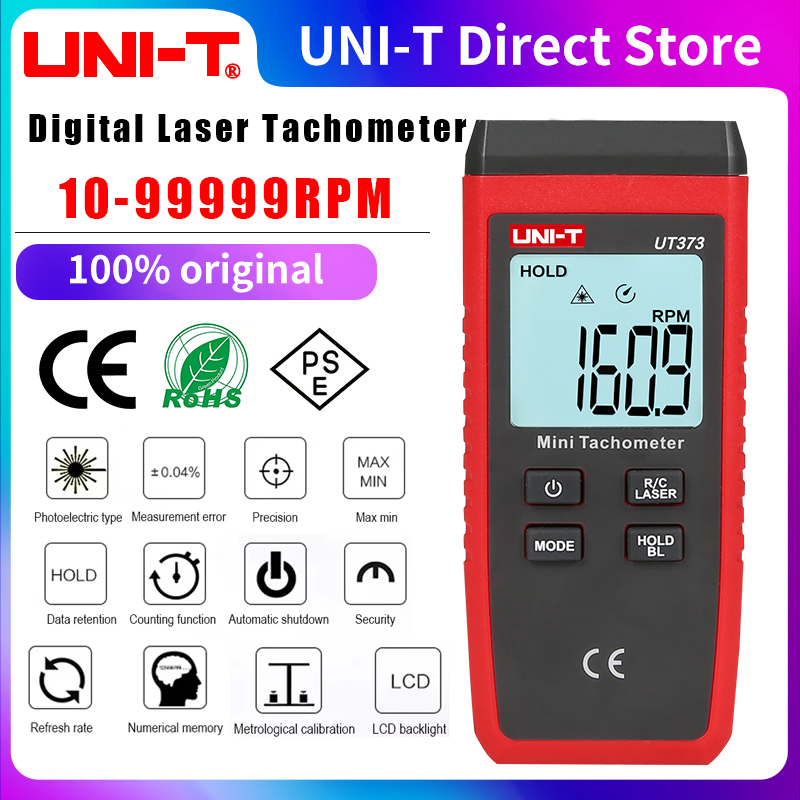 UNI-T Mini Digital Laser Tacho - Tachometer Digital Laser Rpm recension och pris