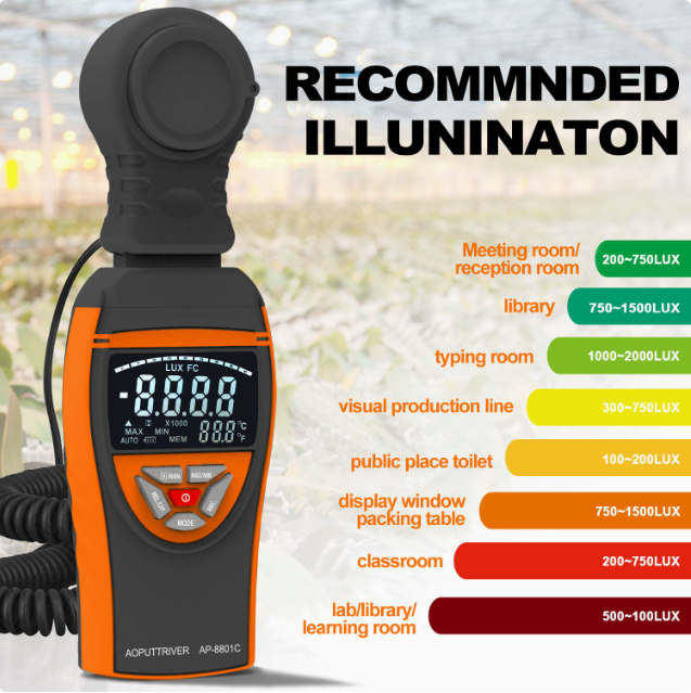 8801C Lux Meter Digital Light  - Lux Meter Digital Light recension och pris