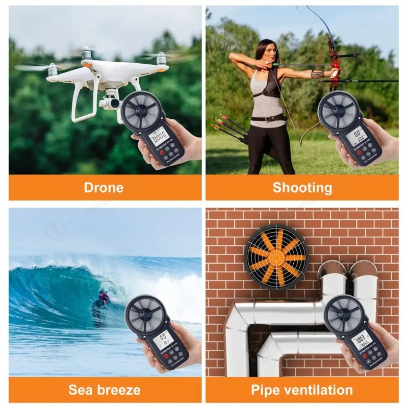 BT-100 Digital Anemometer Hand - Anemometer Digital Wind Speed recension och pris