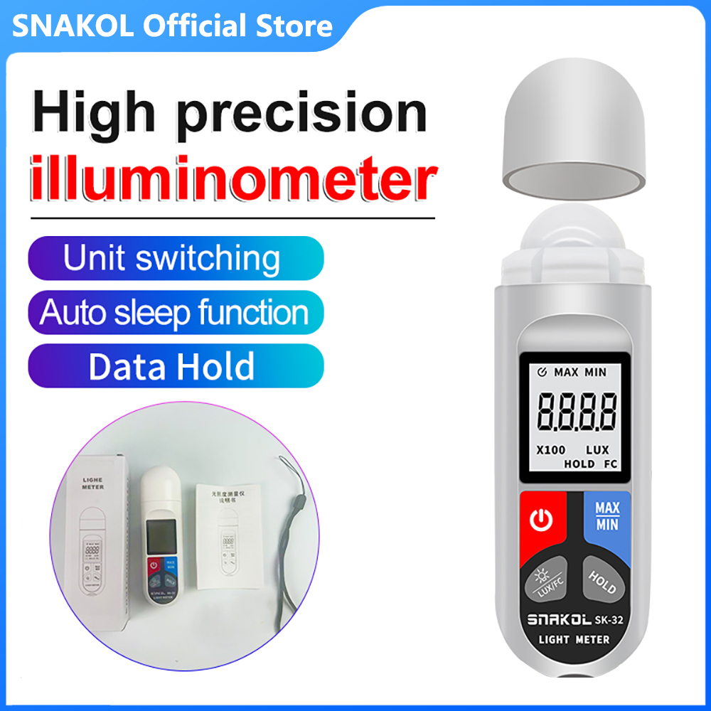 SK-32 Digital Illuminance Mete - Lux Meter Digital Light recension och pris