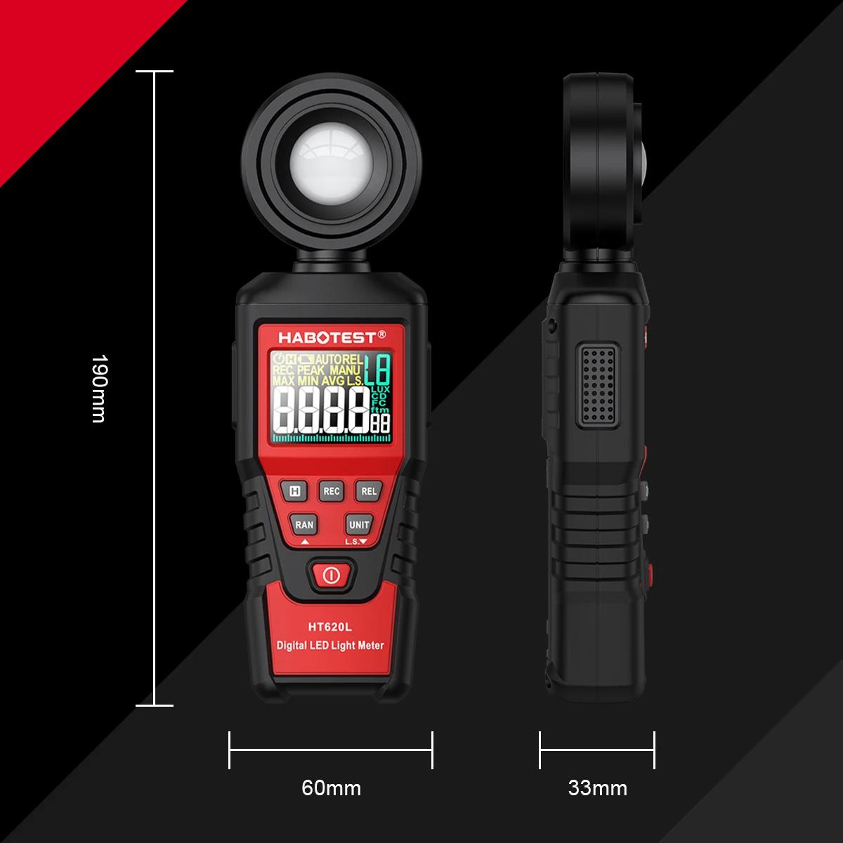HABOTEST HT620 Light Meter Dig - Lux Meter Digital Light recension och pris
