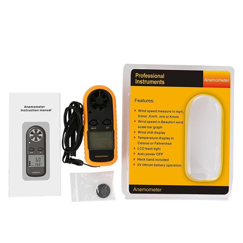 A76I-Anemometer Wind Speed Tes - Anemometer Digital Wind Speed recension och pris